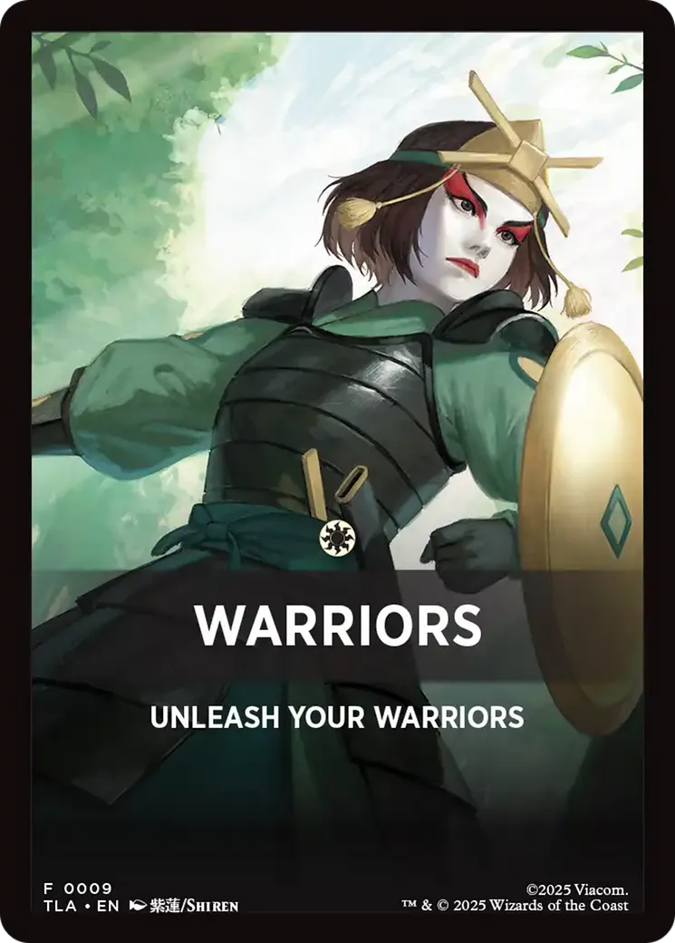 Warriors — Avatar: The Last Airbender Jumpstart Front Cards — Magic: The Gathering