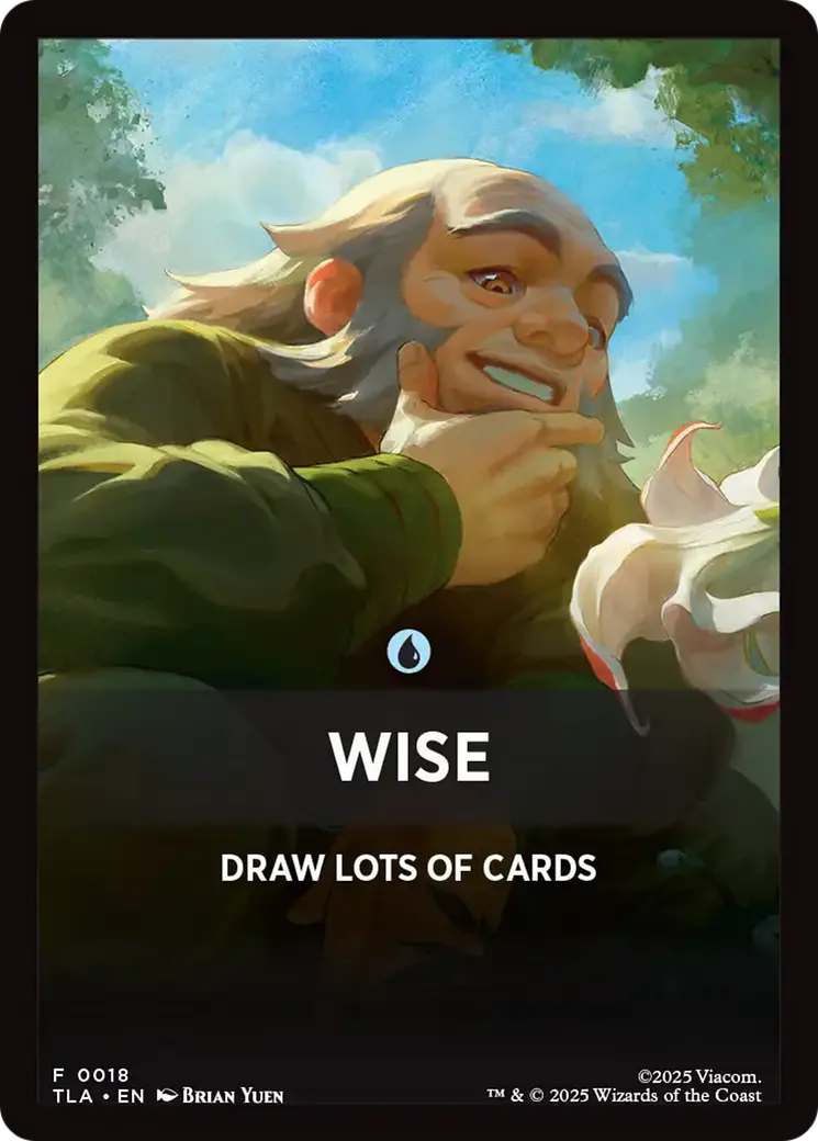Wise — Avatar: The Last Airbender Jumpstart Front Cards — Magic: The Gathering