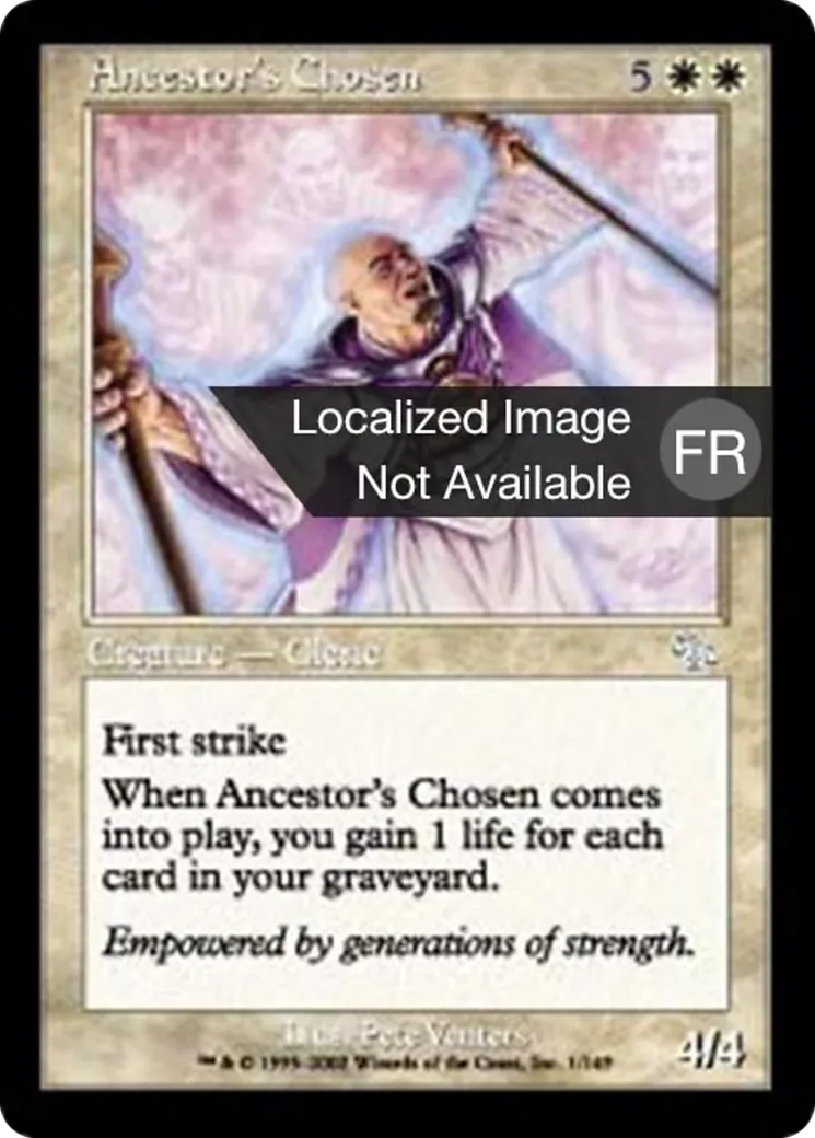 Élu de l'Ancêtre — Judgment — Magic: The Gathering