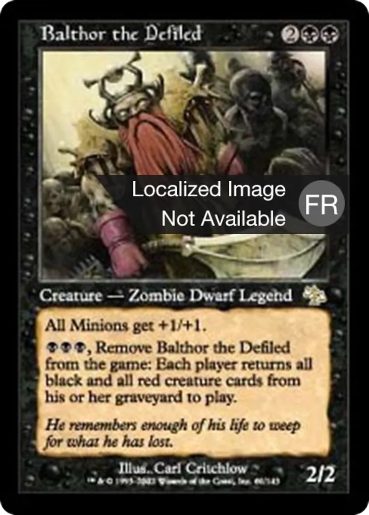 Balthor le Souillé — Judgment — Magic: The Gathering