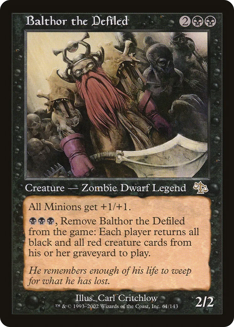 Balthor the Defiled — Judgment — Magic: The Gathering
