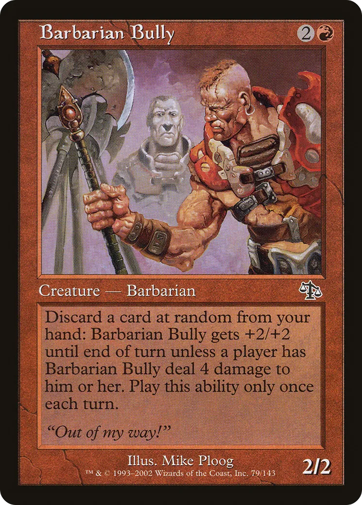 Barbarian Bully — Judgment — Magic: The Gathering