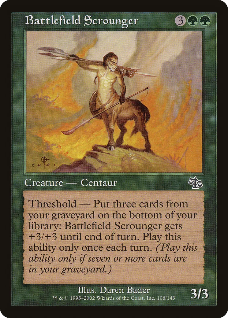 Battlefield Scrounger — Judgment — Magic: The Gathering