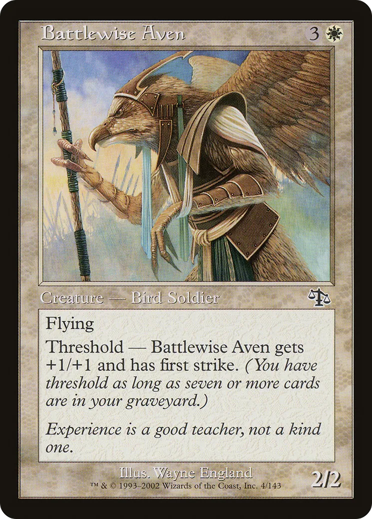 Battlewise Aven — Judgment — Magic: The Gathering