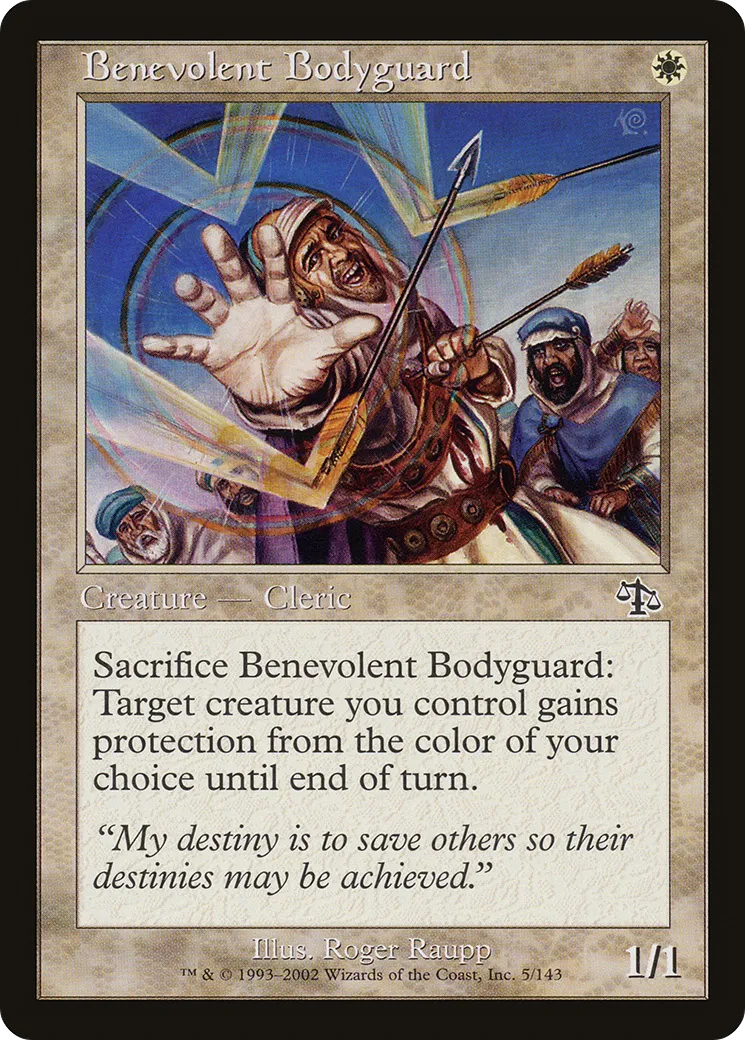 Benevolent Bodyguard — Judgment — Magic: The Gathering