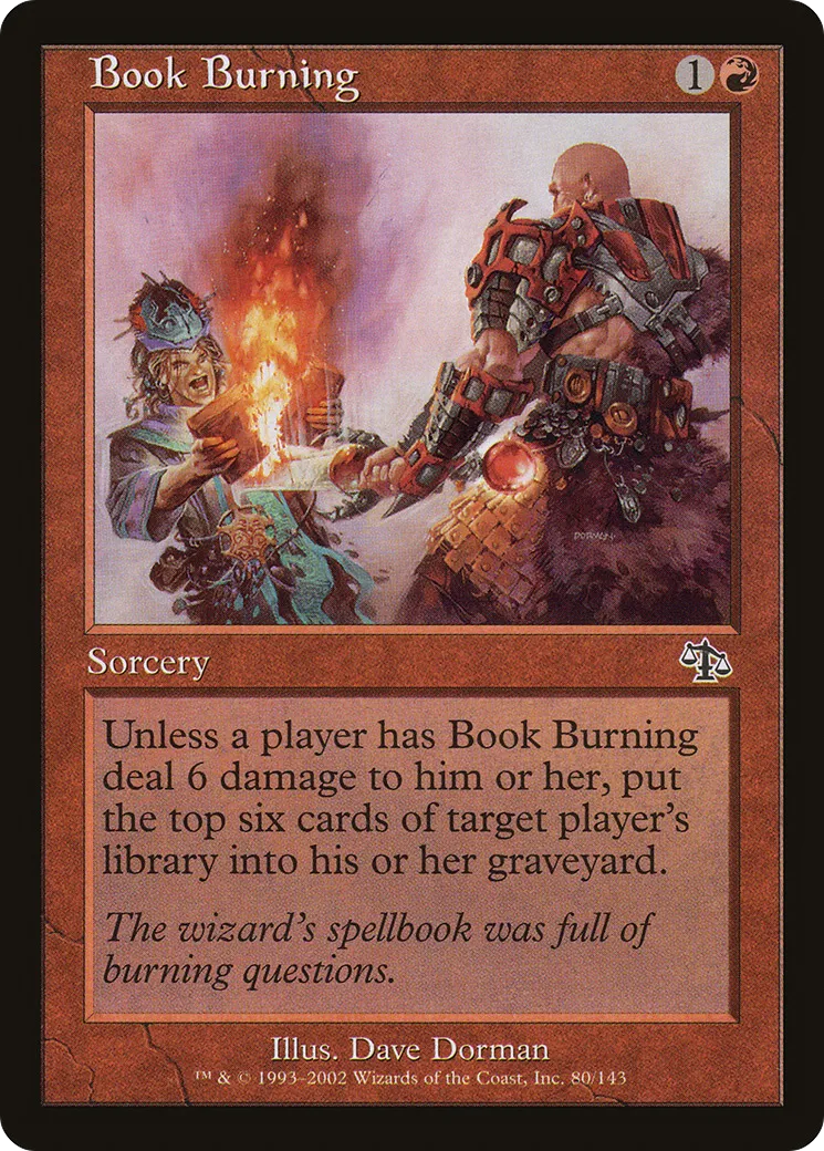 Book Burning — Judgment — Magic: The Gathering
