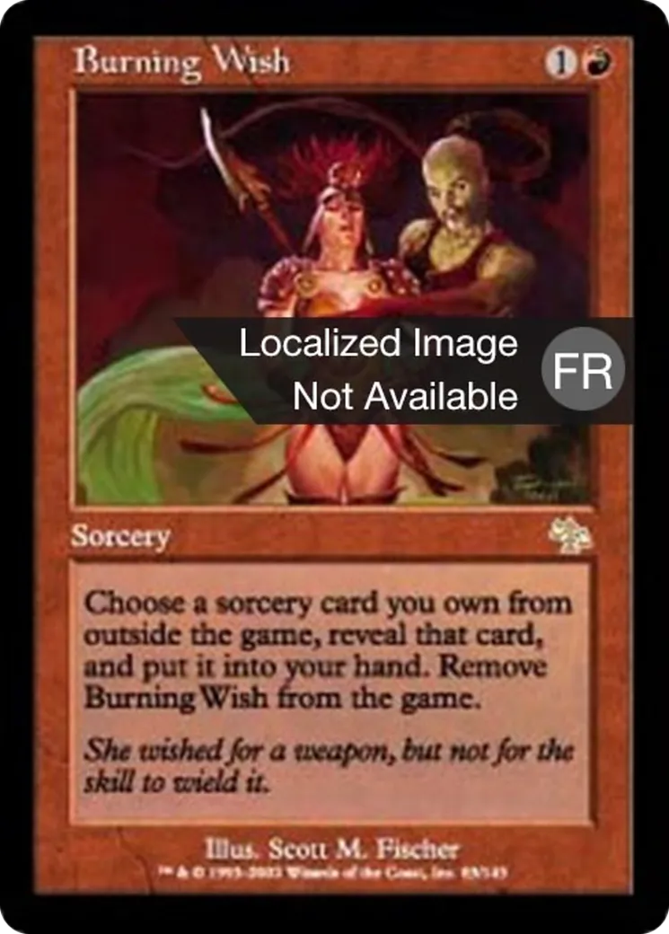 Souhait brûlant — Judgment — Magic: The Gathering