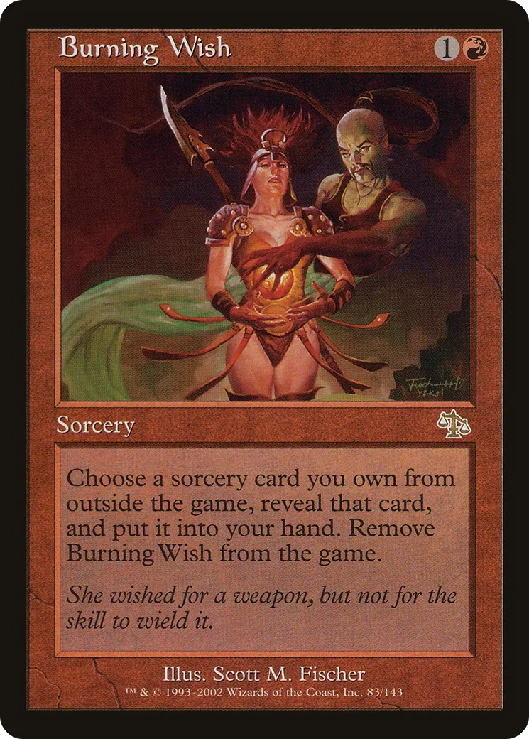 Burning Wish — Judgment — Magic: The Gathering