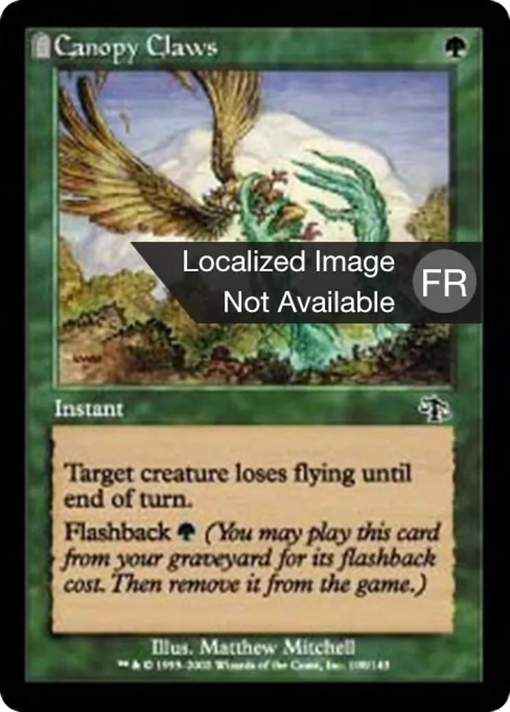 Griffes de la canopée — Judgment — Magic: The Gathering