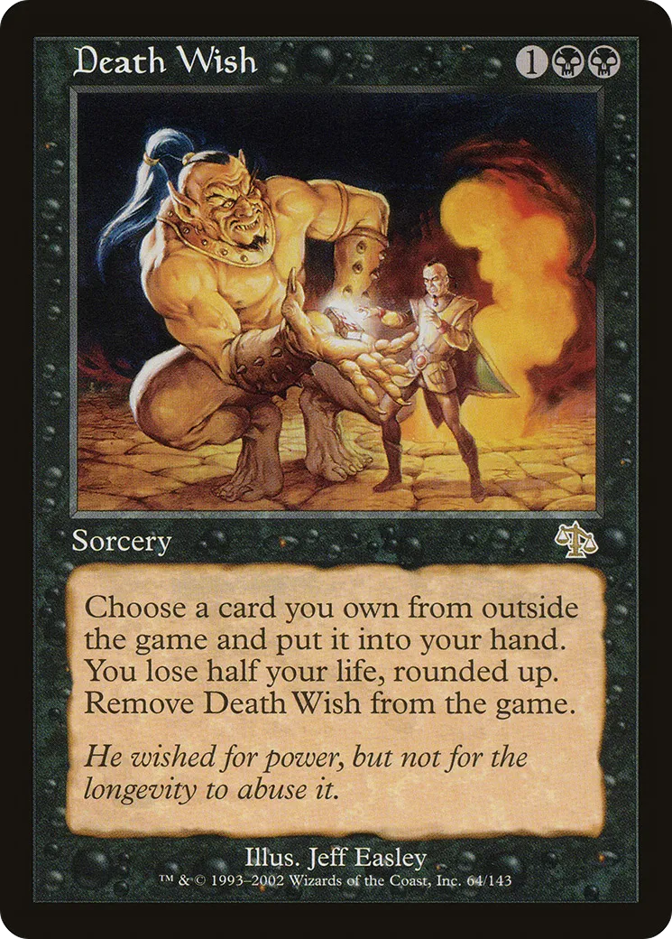 Death Wish — Judgment — Magic: The Gathering