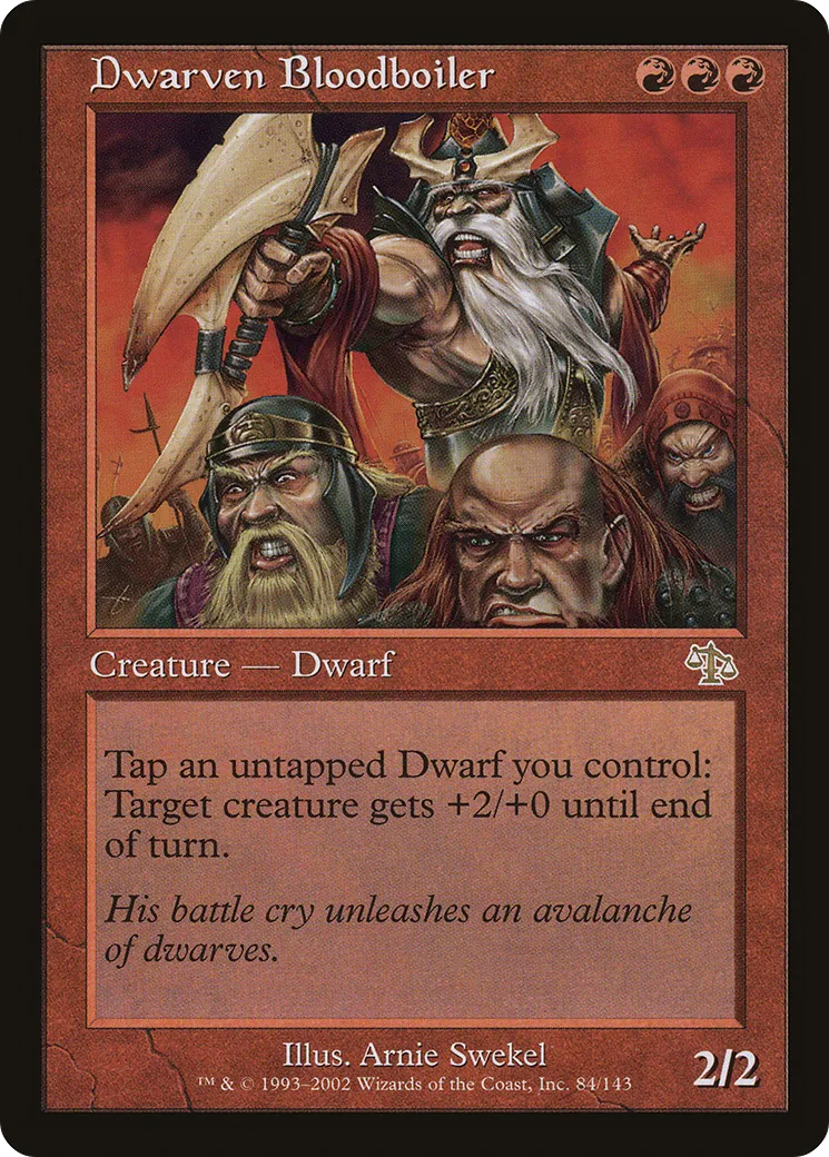 Dwarven Bloodboiler — Judgment — Magic: The Gathering