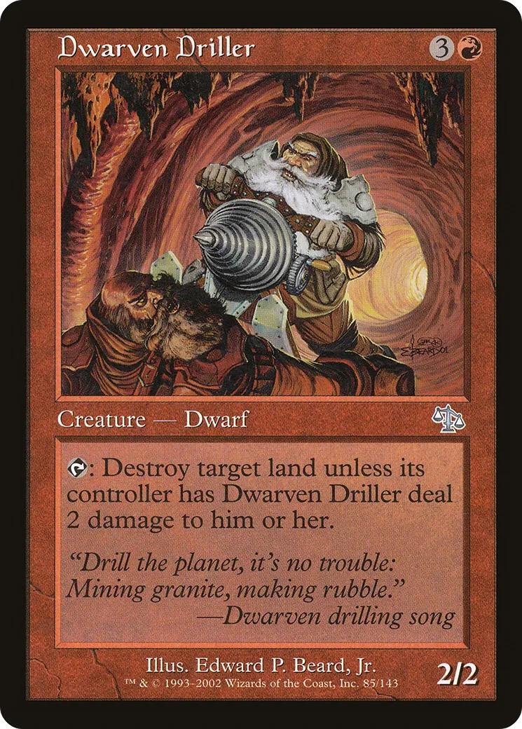Dwarven Driller — Judgment — Magic: The Gathering
