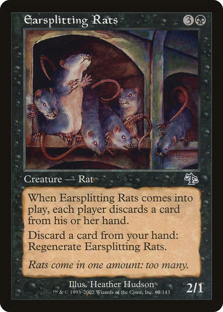 Earsplitting Rats — Judgment — Magic: The Gathering