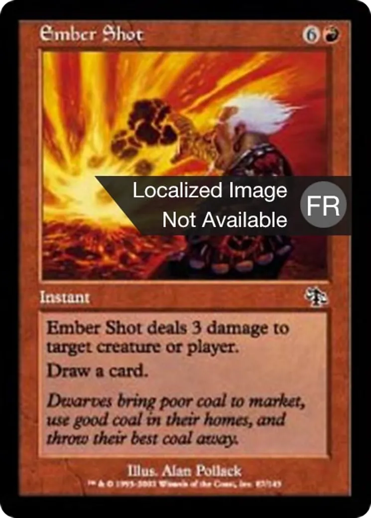 Boulet de braises — Judgment — Magic: The Gathering