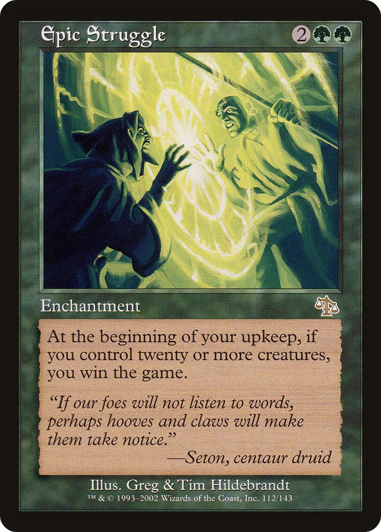 Epic Struggle — Judgment — Magic: The Gathering