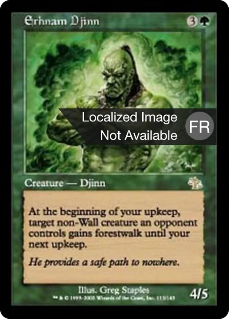 Djinn erhnamite — Judgment — Magic: The Gathering