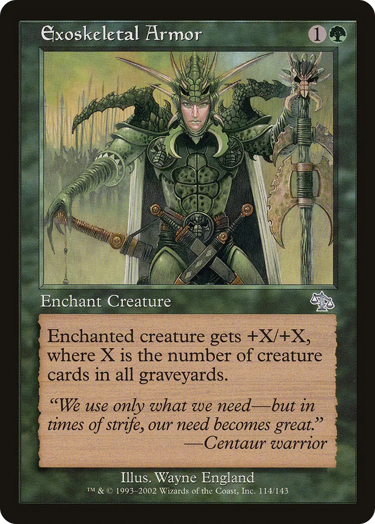 Exoskeletal Armor — Judgment — Magic: The Gathering
