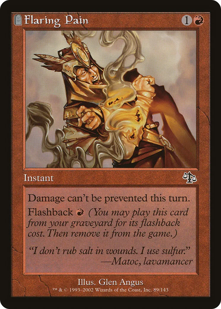 Flaring Pain — Judgment — Magic: The Gathering