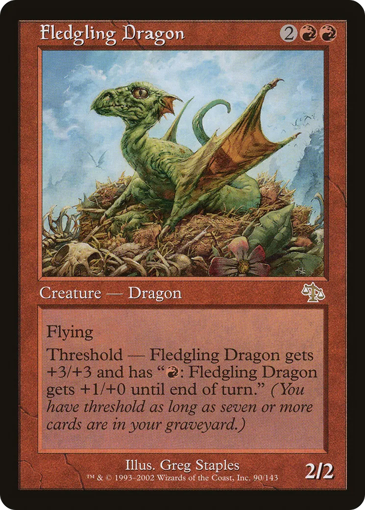 Fledgling Dragon — Judgment — Magic: The Gathering