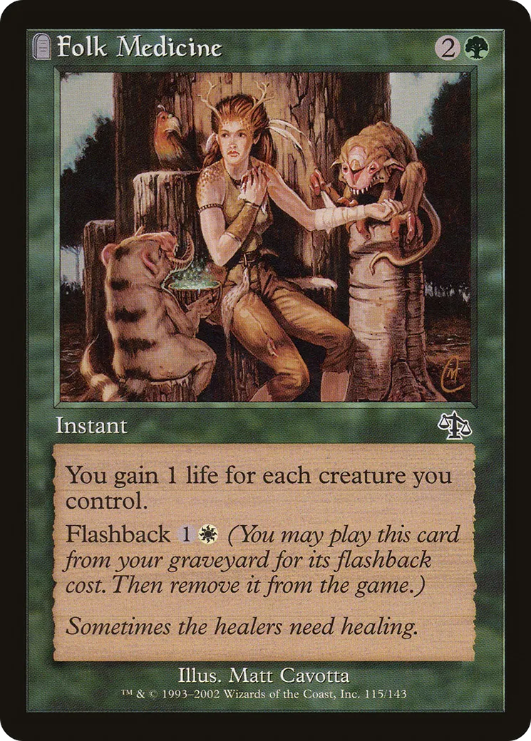 Folk Medicine — Judgment — Magic: The Gathering