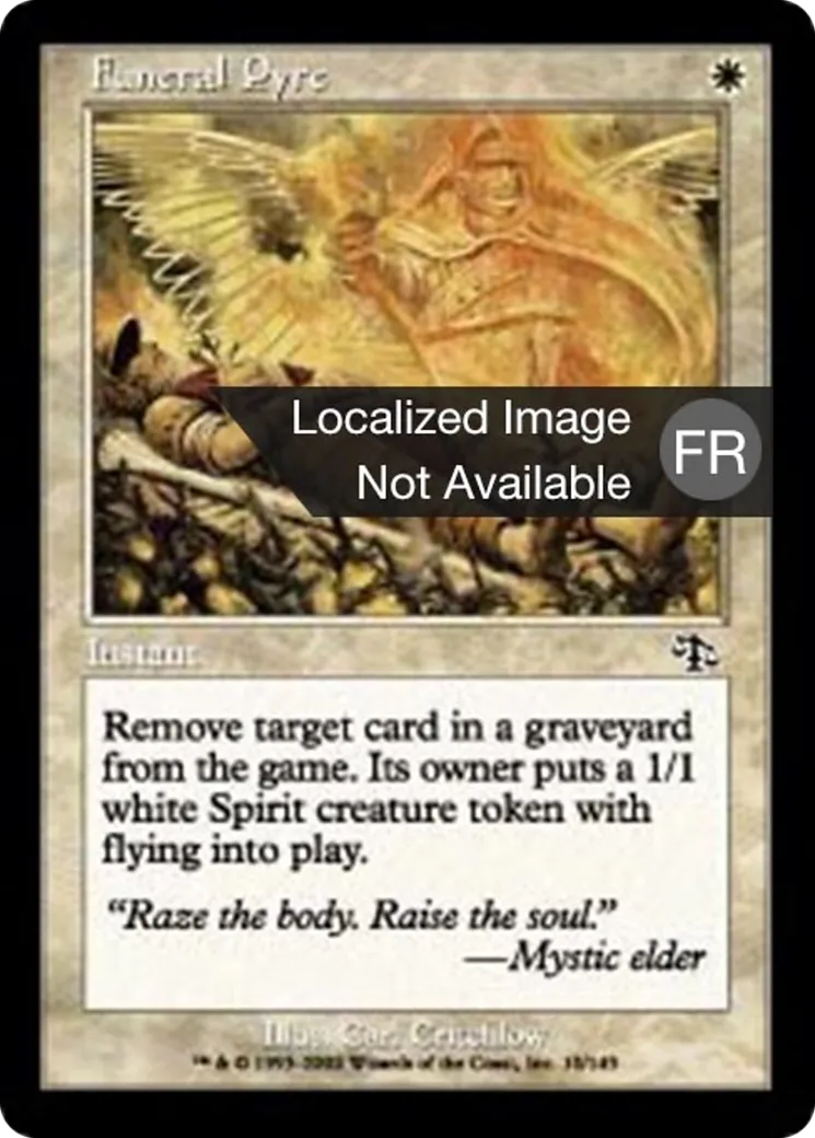 Bûcher funéraire — Judgment — Magic: The Gathering
