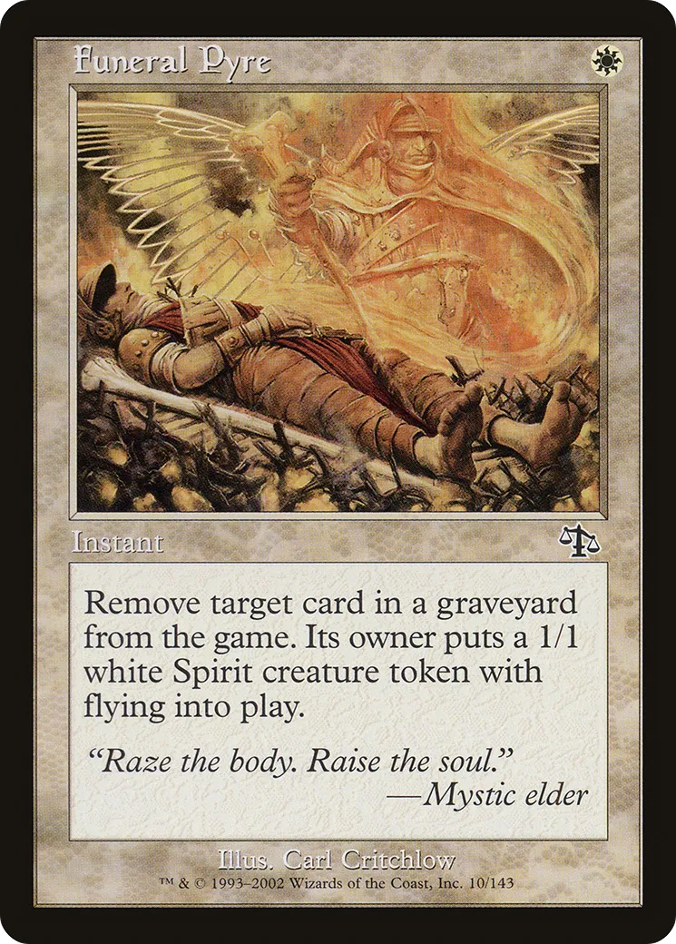 Funeral Pyre — Judgment — Magic: The Gathering