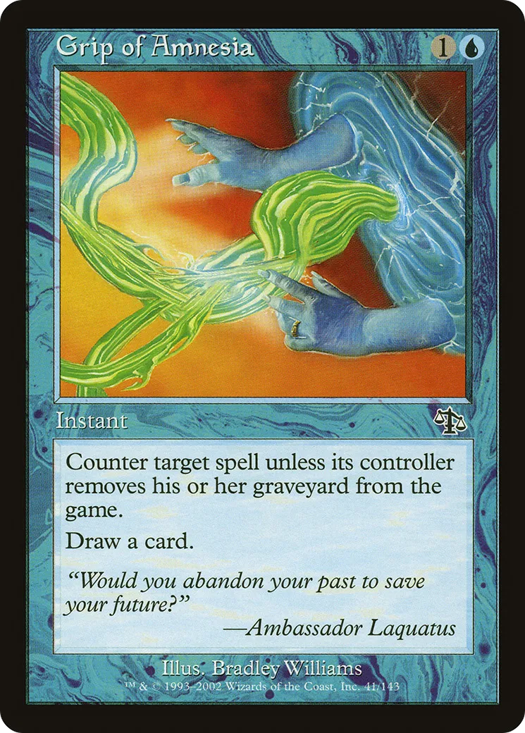 Poigne d'amnésie — Judgment — Magic: The Gathering
