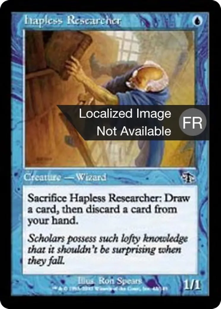 Chercheur infortuné — Judgment — Magic: The Gathering