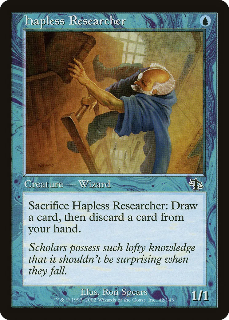 Chercheur infortuné — Judgment — Magic: The Gathering