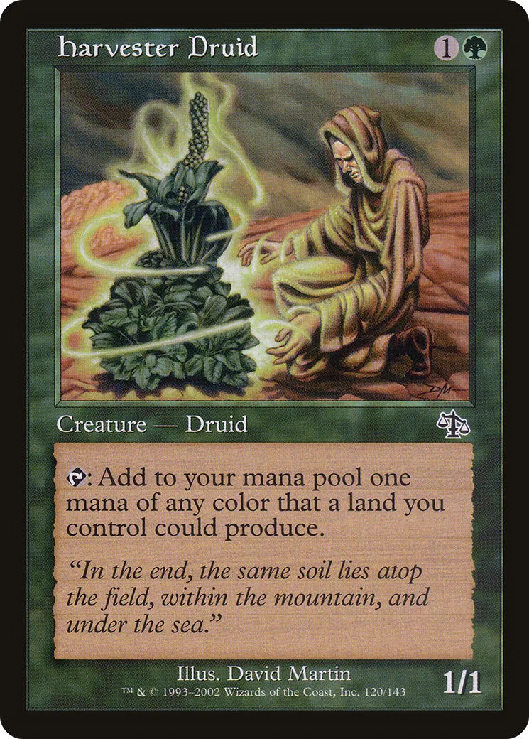 Harvester Druid — Judgment — Magic: The Gathering