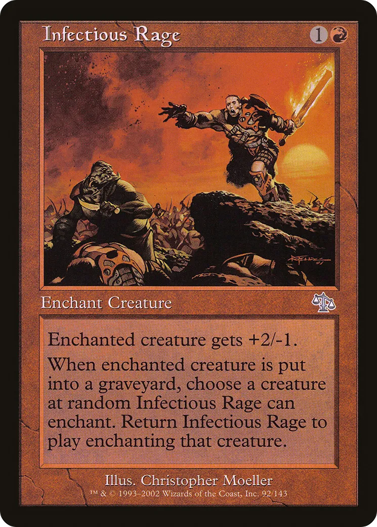 Infectious Rage — Judgment — Magic: The Gathering
