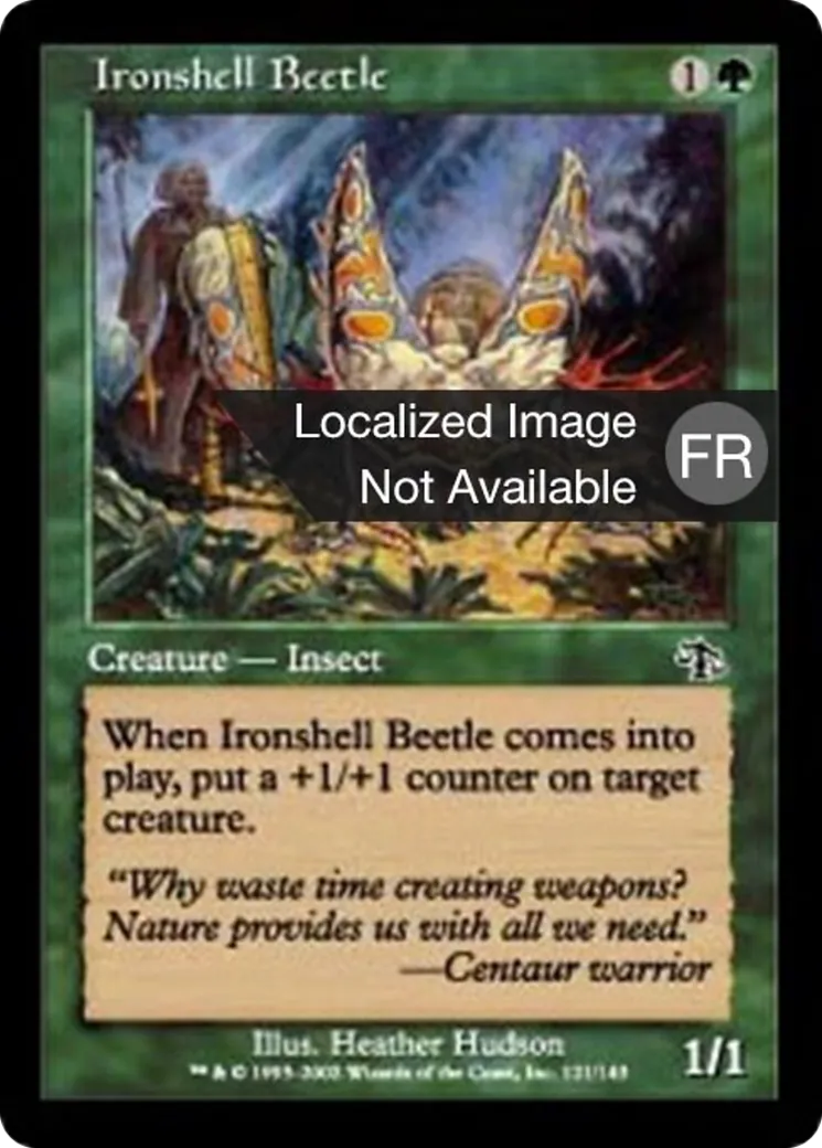 Scarabée à carapace de fer — Judgment — Magic: The Gathering
