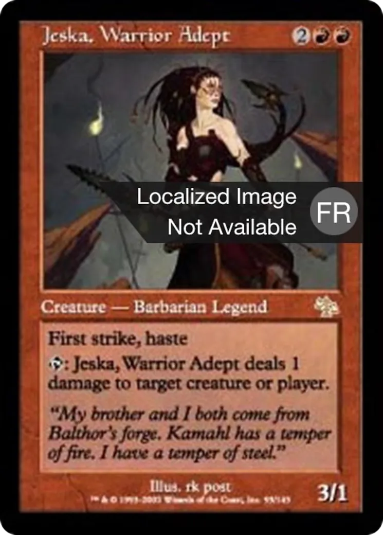 Jeska, guerrière experte — Judgment — Magic: The Gathering