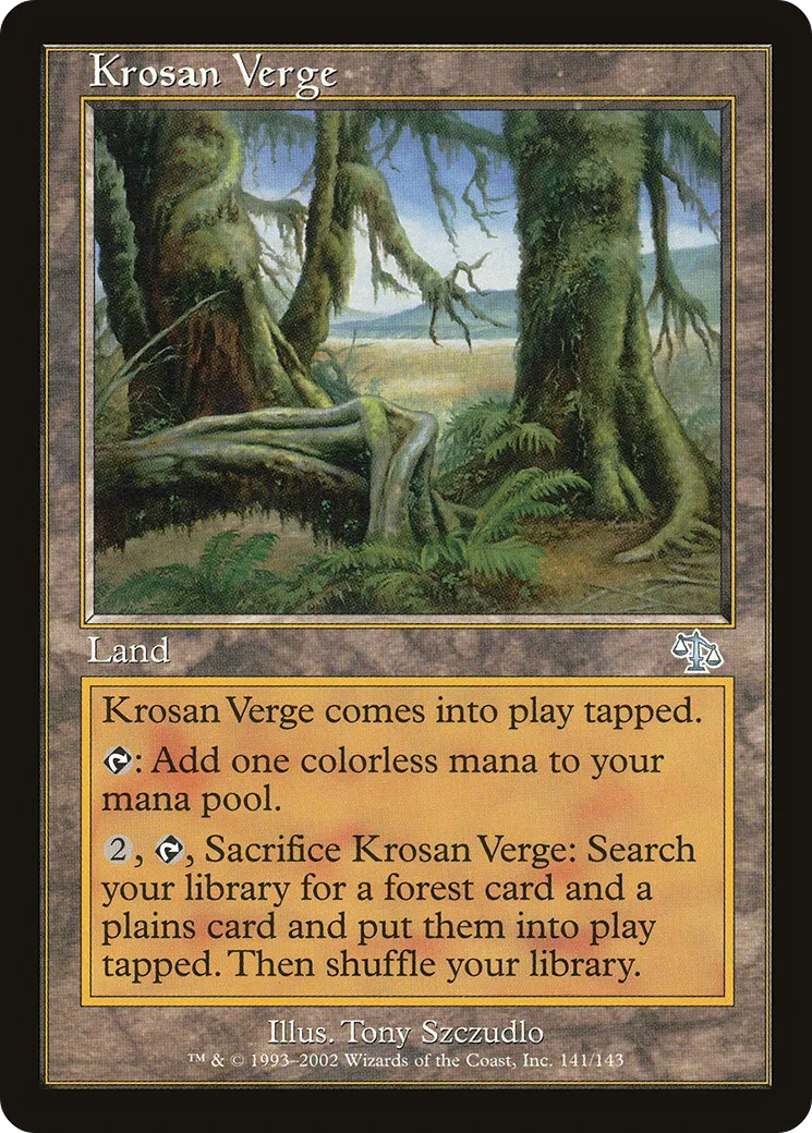 Krosan Verge — Judgment — Magic: The Gathering