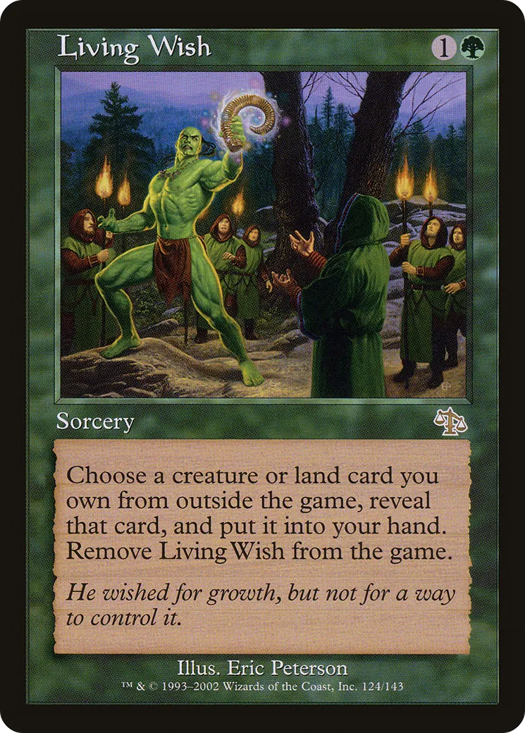 Living Wish — Judgment — Magic: The Gathering