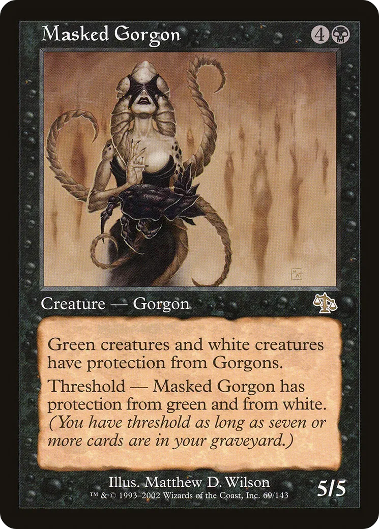 Masked Gorgon — Judgment — Magic: The Gathering