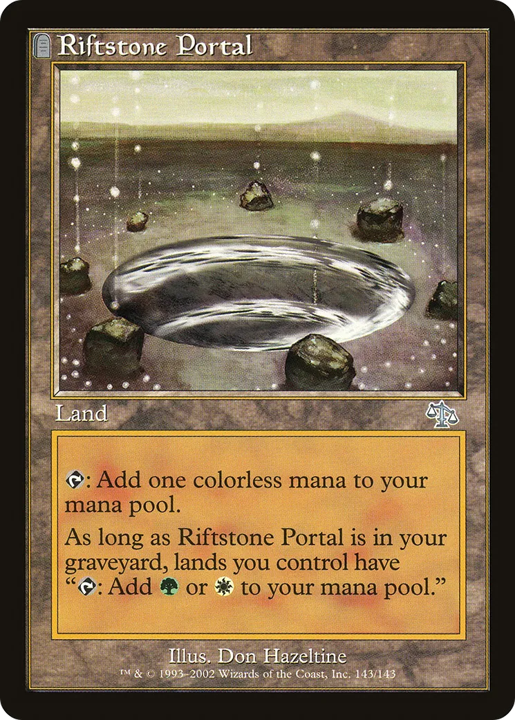 Riftstone Portal from Judgment - Magic: The Gathering