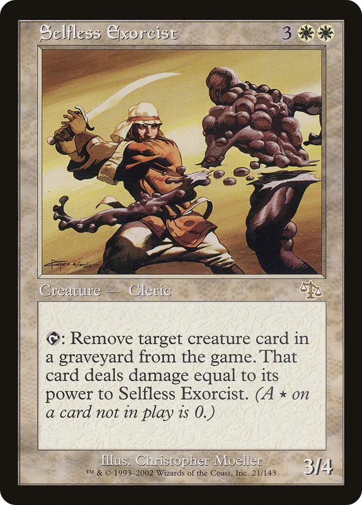 Selfless Exorcist — Judgment — Magic: The Gathering