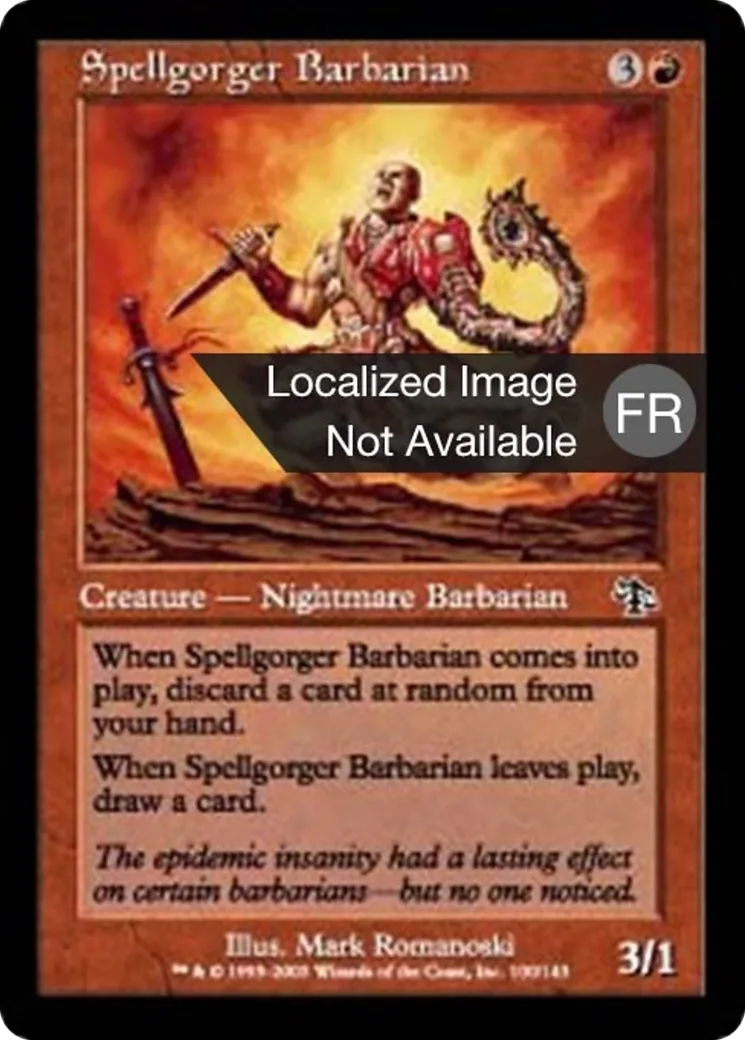 Barbare englousorts — Judgment — Magic: The Gathering