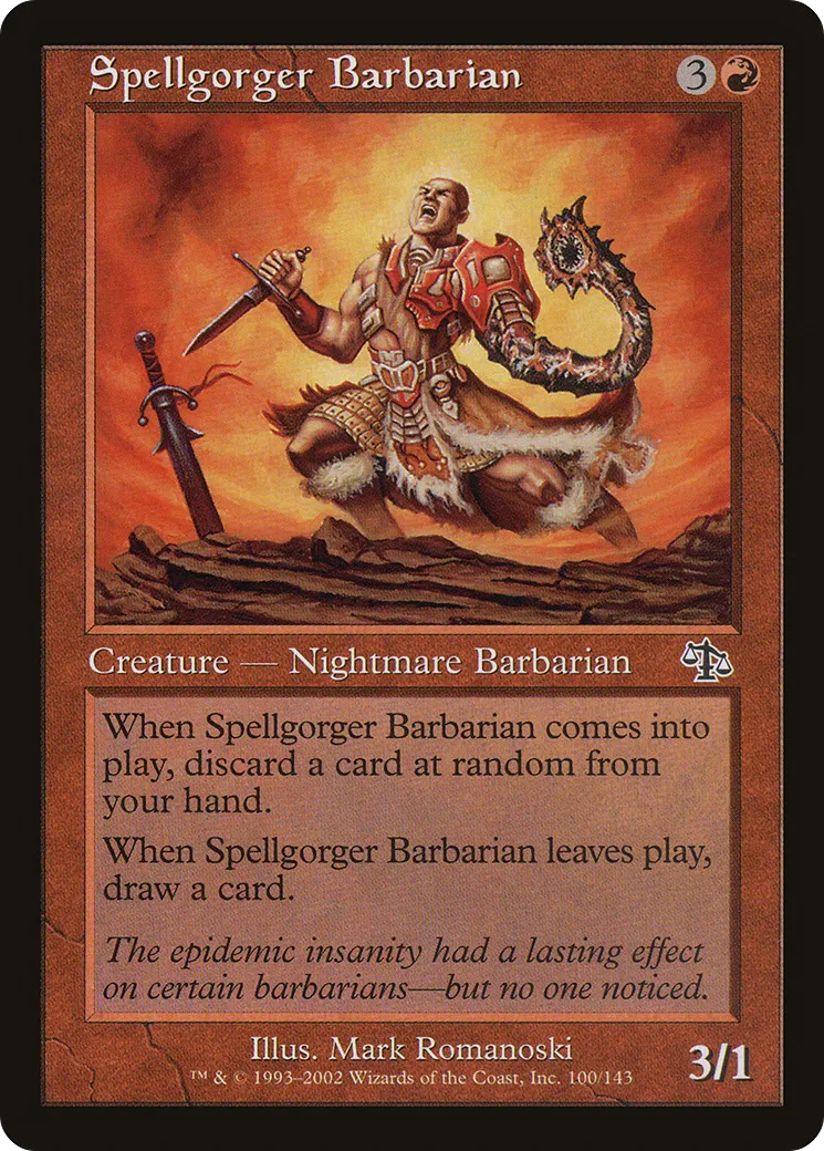 Spellgorger Barbarian — Judgment — Magic: The Gathering