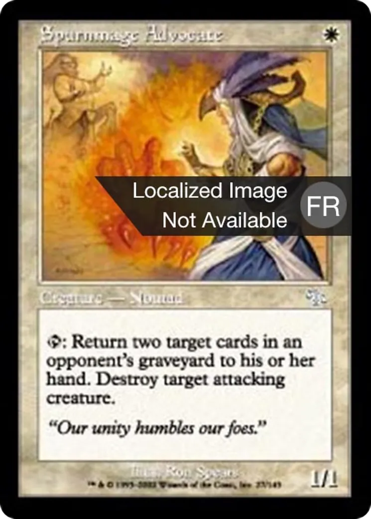 Partisan des repoussmages — Judgment — Magic: The Gathering