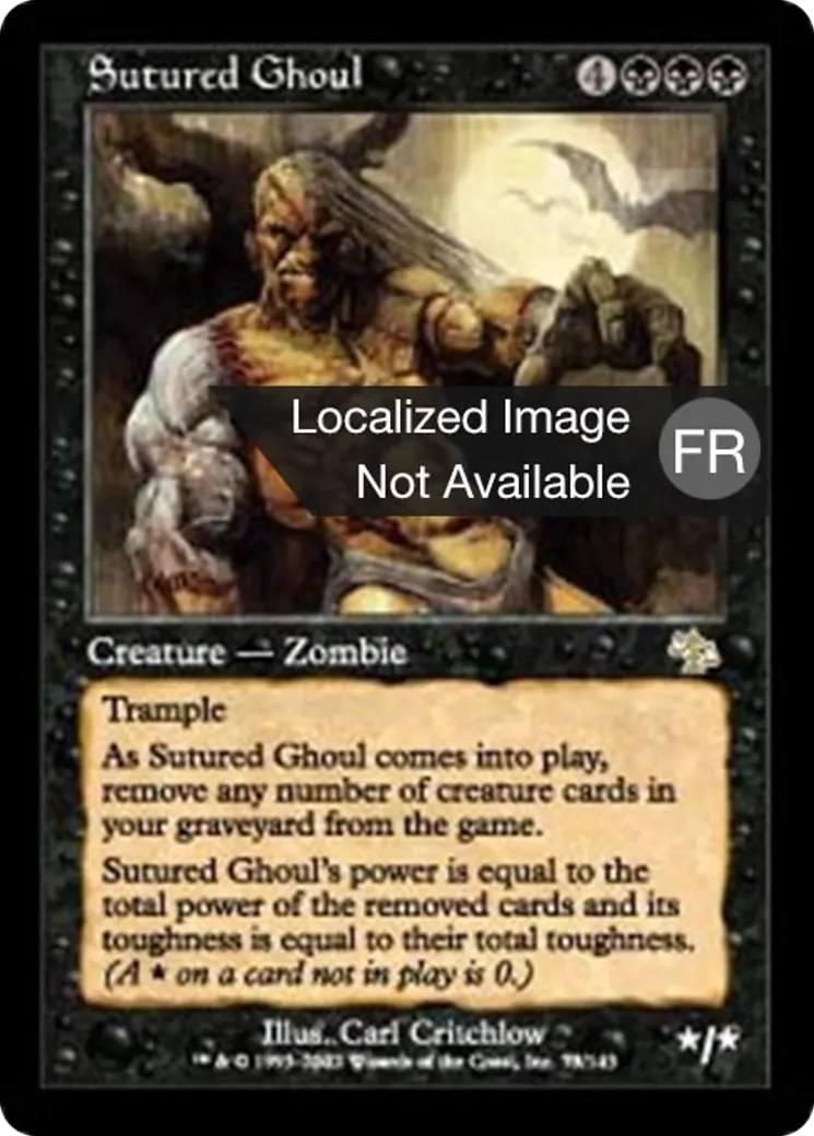 Goule suturée — Judgment — Magic: The Gathering