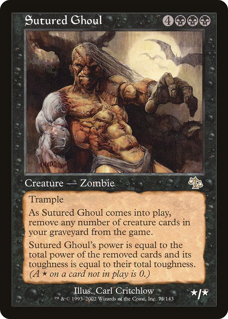 Sutured Ghoul — Judgment — Magic: The Gathering