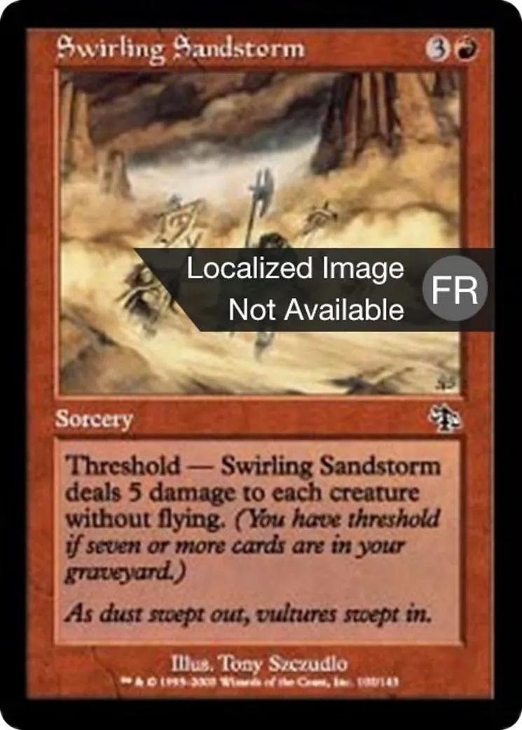 Tempête tourbillonnante de sable — Judgment — Magic: The Gathering