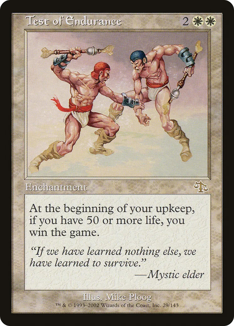 Test of Endurance — Judgment — Magic: The Gathering