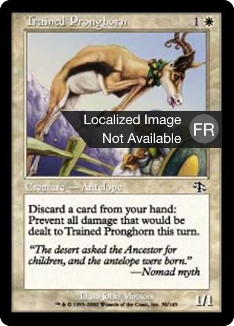 Antilocapra dressée — Judgment — Magic: The Gathering