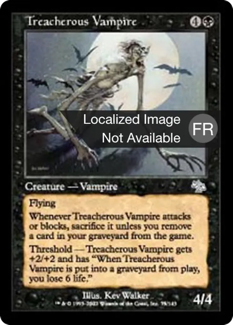 Vampire traître — Judgment — Magic: The Gathering