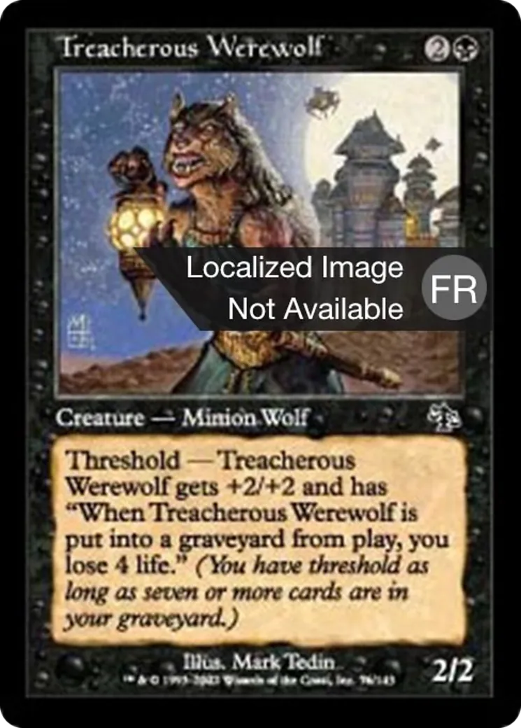 Loup-garou traître — Judgment — Magic: The Gathering