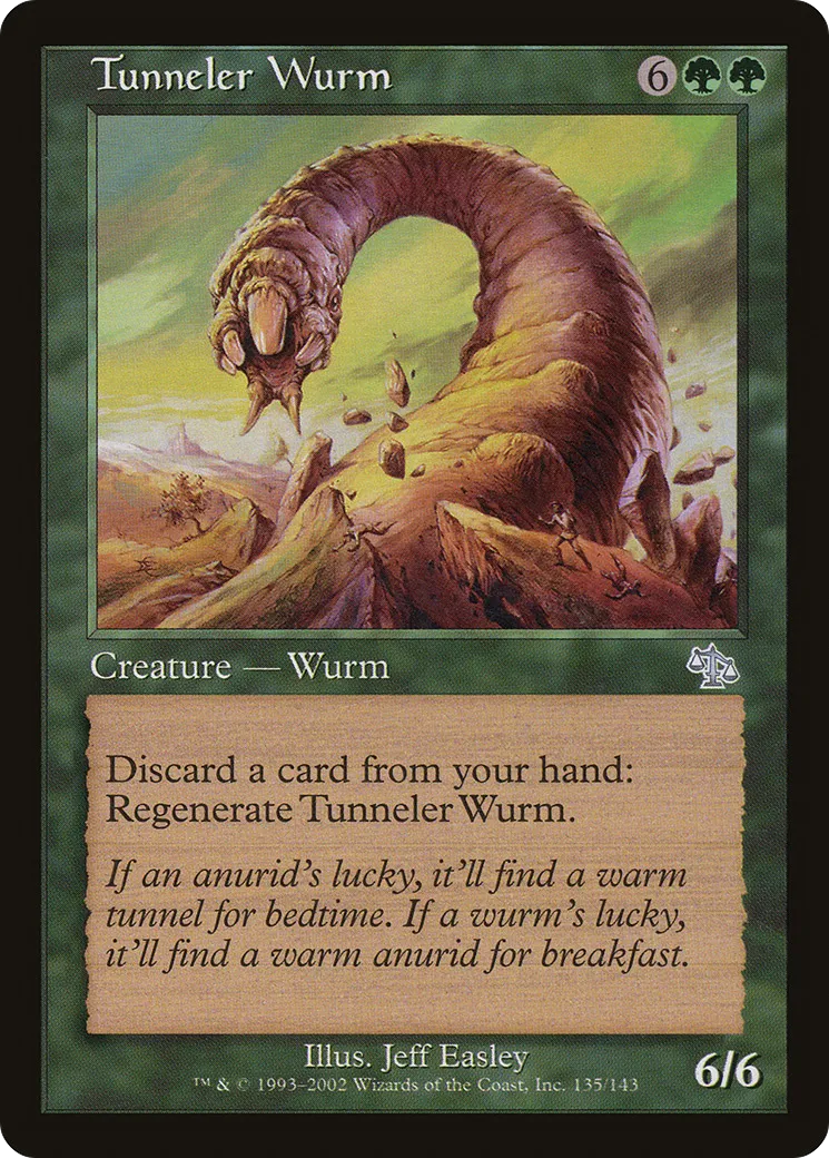 Tunneler Wurm — Judgment — Magic: The Gathering