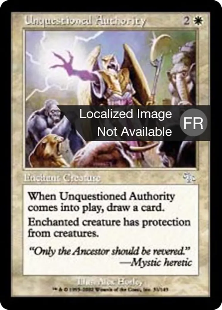 Autorité incontestable — Judgment — Magic: The Gathering